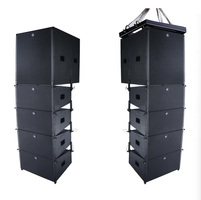 Line array speaker system active for out door activity sound system for stage performance array speakers for show hall