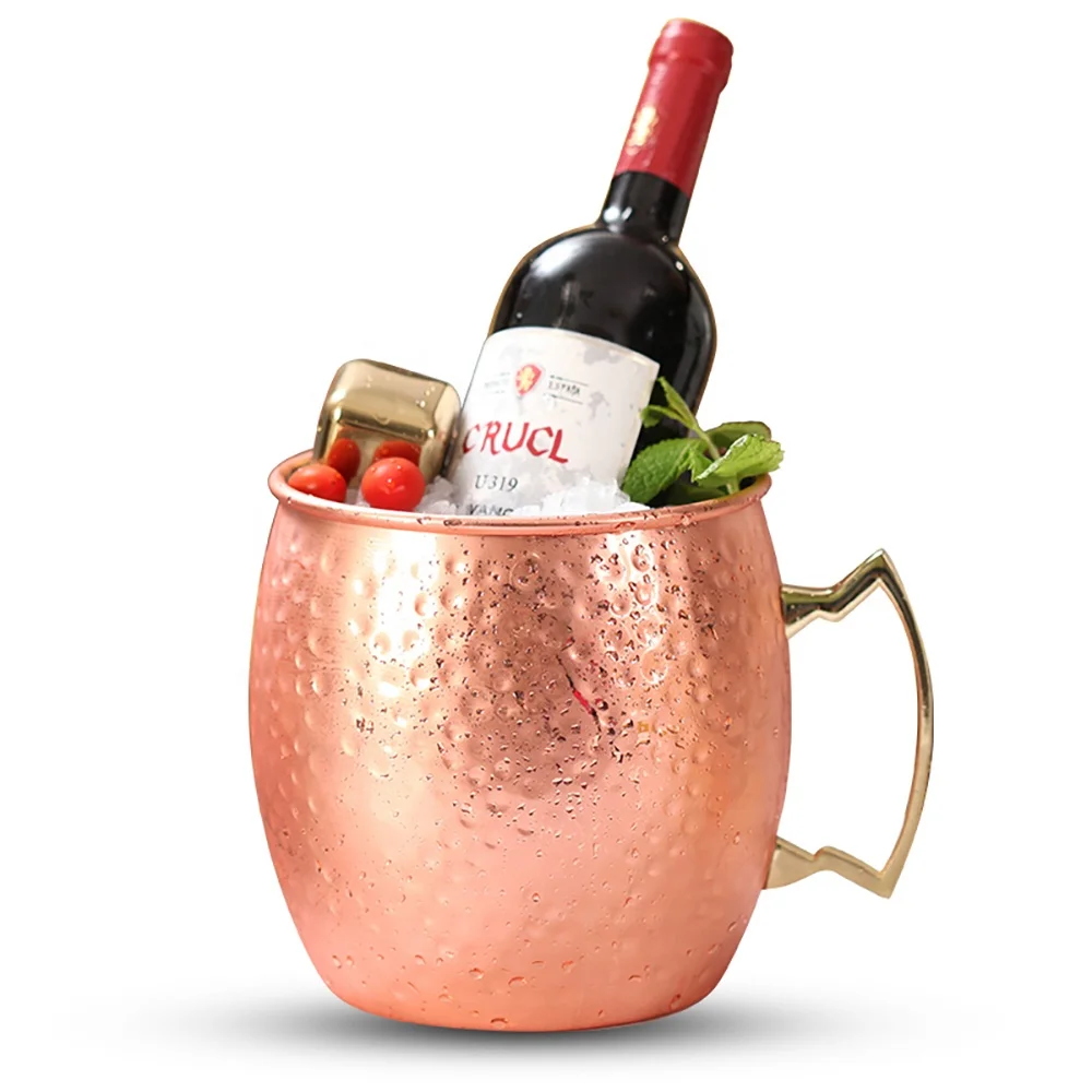 KLP Stainless Steel Ice Bucket Moscow mule cup ice beer beverage tub bucket ice bucket bar ware