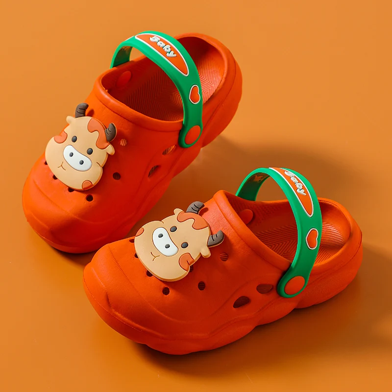 
Wholesale Baby Boys&Girls Beach Slip Breathable EVA Garden Clogs Sandals 2021 Kids Designers Shoes Cute Baby Slippers 