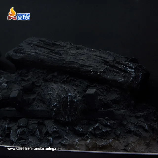 Modern Recessed Stove Insert with Remote Electric Fireplace