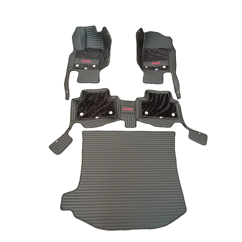 Factory Price Double Layer Leather 7D Car Mat High Quality 7D Car Floor Mats for JEEP-CRAND-CHEROKEE-2012-2021