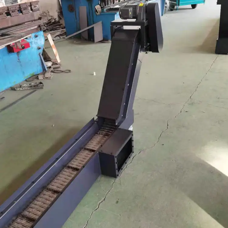 Stainless Steel Industrial Chip Removal  Machines Smooth Climbing Belt Conveyor