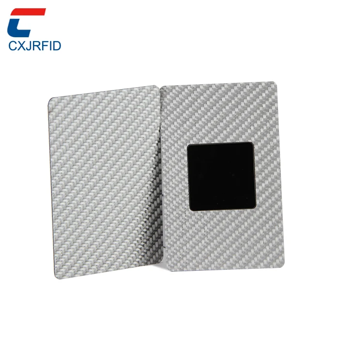 Fast Reading NFC Carbon Fiber Card Custom NFC Card NTAG213 Business Card
