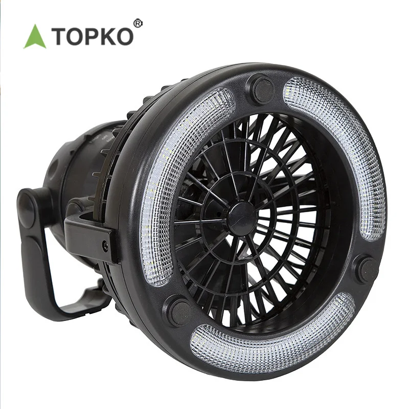 TOPKO Оптовая продажа Новый 18 светодиодный фонарь для кемпинга удобный ультрауличный палатки можно повесить вентилятор с