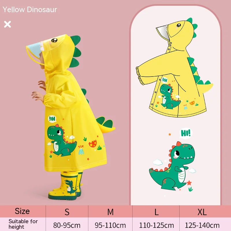 Kids Raincoats Waterproof Rain Jacket Hooded Rain Poncho Toddler Boys Girls Rain Suit Reusable Rainwear