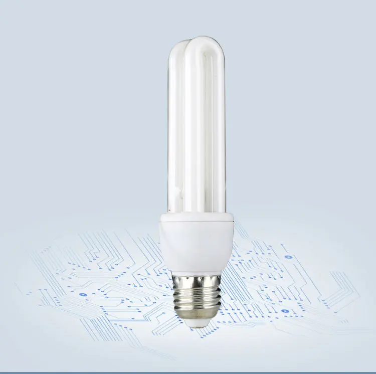 18W New Unique Economy Bulbs 2U Energy Saving Fluorescent Lamp with CFD Principle E27 Base Type