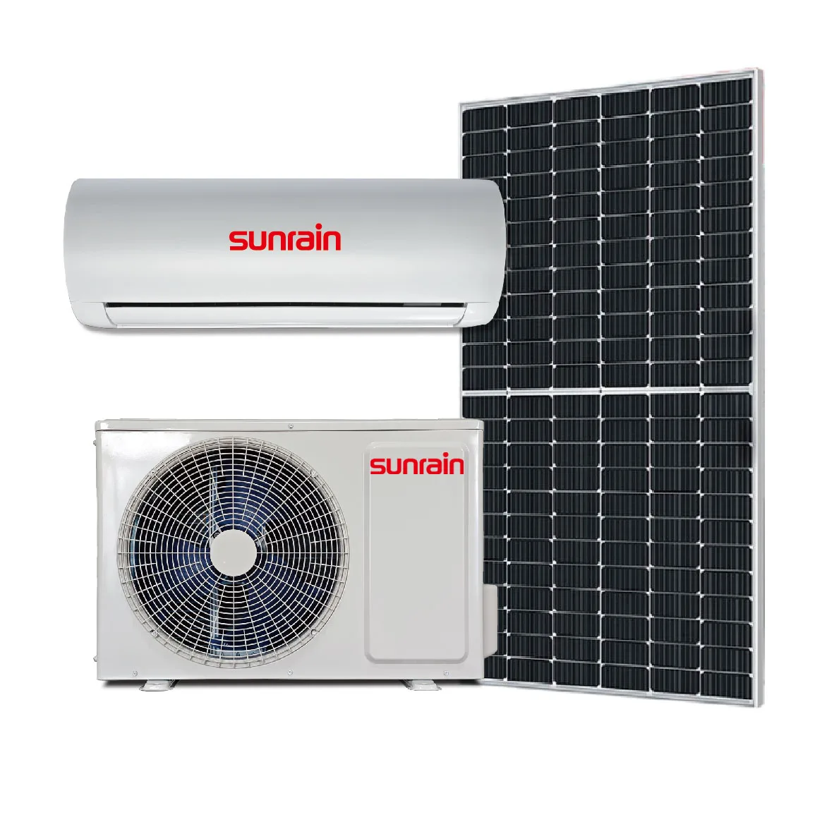 Sunrain On Grid 9000Btu OEM настенный Гибридный кондиционер на солнечной батарее для домашнего использования в Пакистане