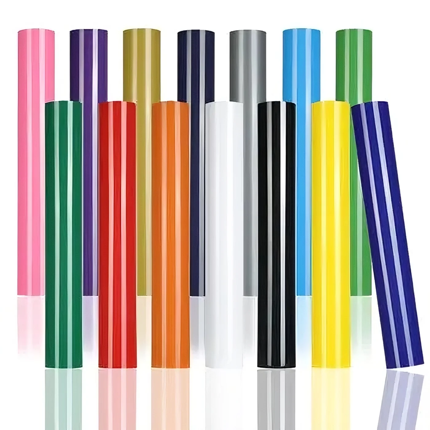 Multicolor Adhesive Craft Permanent Vinyl Roll Lettering Film Cups Glass Car Sticker Decor Color Cutting Vinyl For Cut