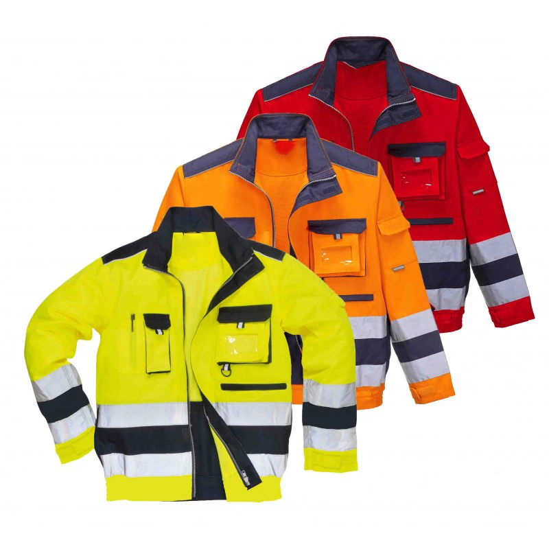 
Custom printed logo manufacture professional anti-resistant safety industrial uniforms work clothing workwear jacket 