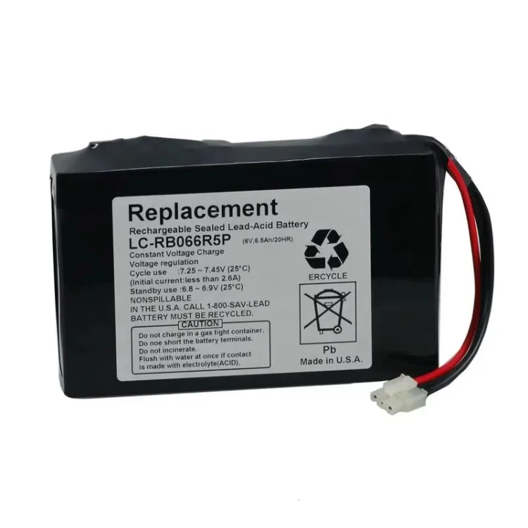 LK-For Welch Allyn Battery LC-RB066R5P ATLAS 622SO 622S0 622SP 622NO 622NP ATLAS 622SO Sealed Lead 6v 7000mAh for Defibrillator