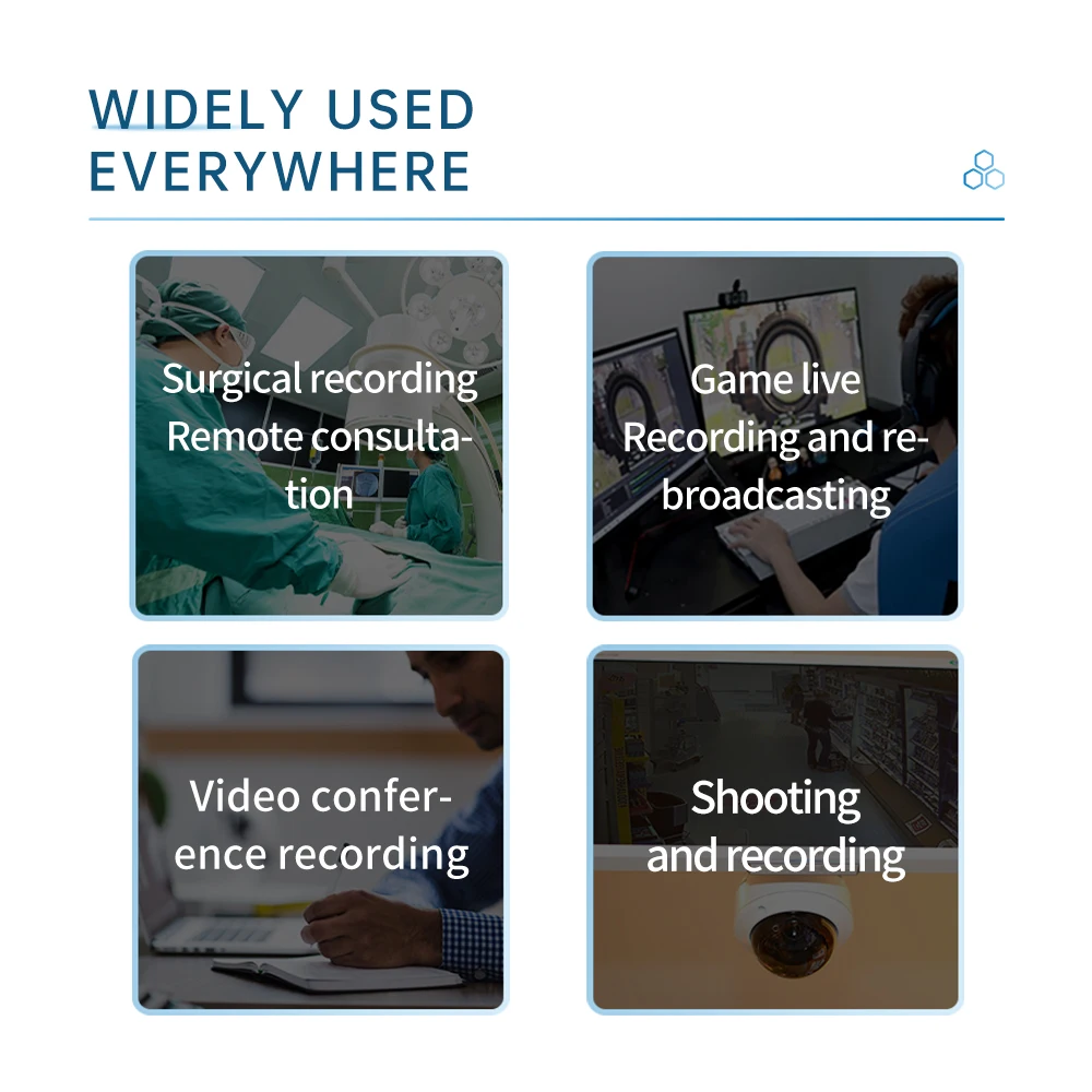 UNISHEEN Двойной рекордер потоковый зум Vmix OBS Wirecast 2 канала HD 1080P для HDMl SDI видеокарты захвата PCIE