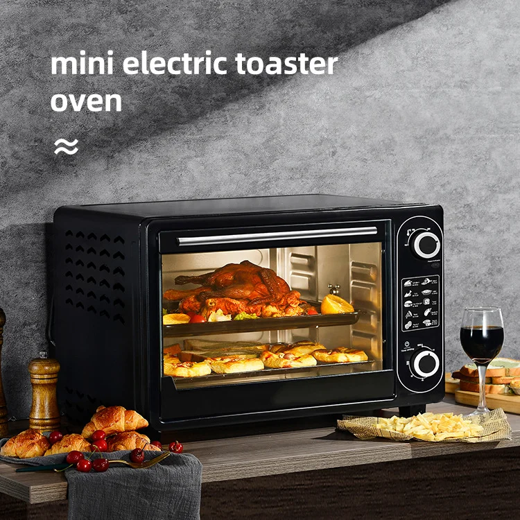 48L Wholesale Multi-Function Electric Oven With Timer Kitchen Appliances Timing Baking Small Household Oven for Home