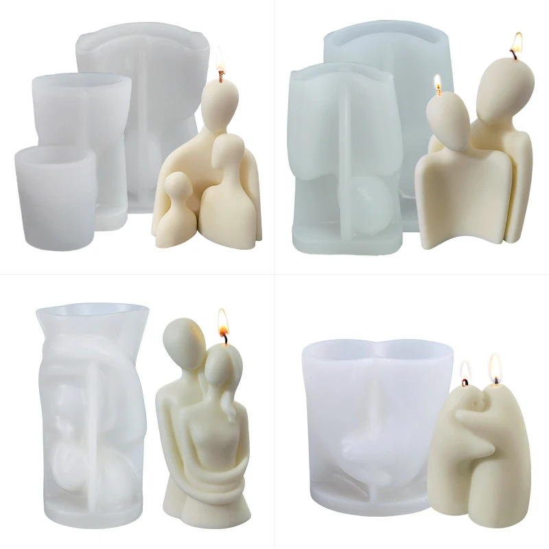 DUMO Portrait Candle Mold Silicone DIY Couple Portrait Candle Silicone Resin Mold Soap Plaster Decoration Mold