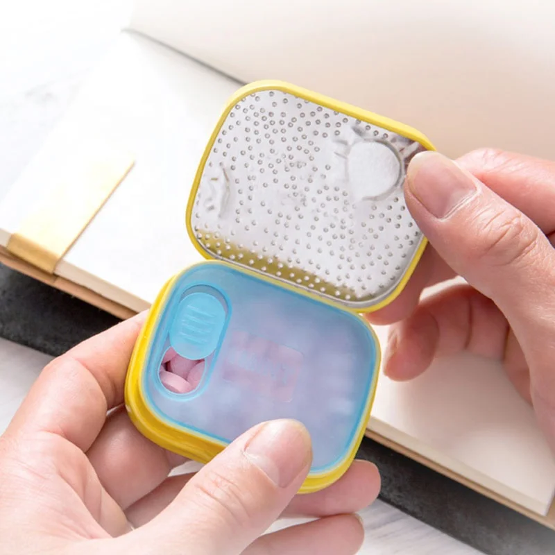 Mint Tin Box Custom Metal Tinplate Mint Tin Can with Plastic Insert Recycled Materials CN;GUA