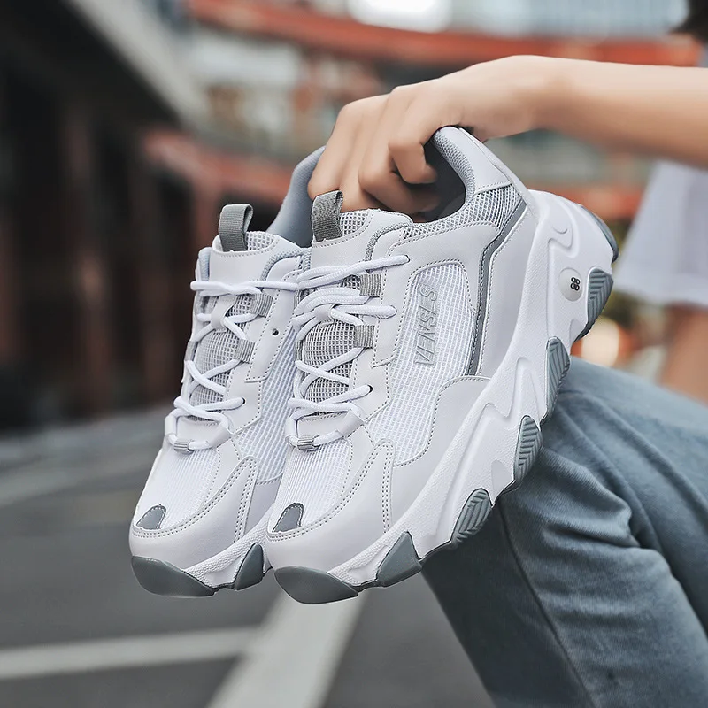 New arrival height increasing casual sport sneakers professional breathable running women shoes