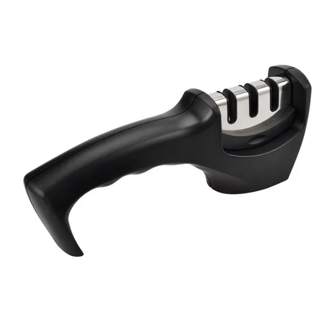 Kitchen Tools Diamond Manual Household Sharpening Stone  Grindstone 3 Stage Stainless Steel  Knife sharpener