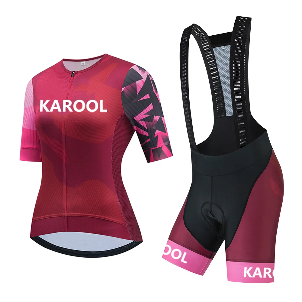 Custom Bicycle Shirts Bib Shorts Set Woman Sport Bike Cycling Jersey Kit Cycling Clothing Suit Mtb Clothes Uniform