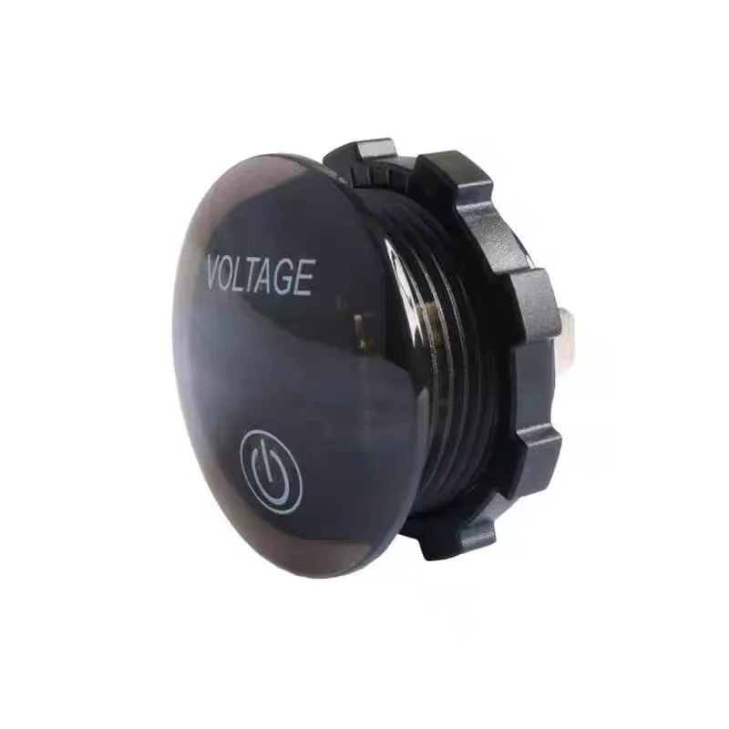 DC 5V-48V  Universal Digital Display Voltmeter LED .car Voltmeter  with touch on off switch for Car Motorcycle Auto Truck Ship