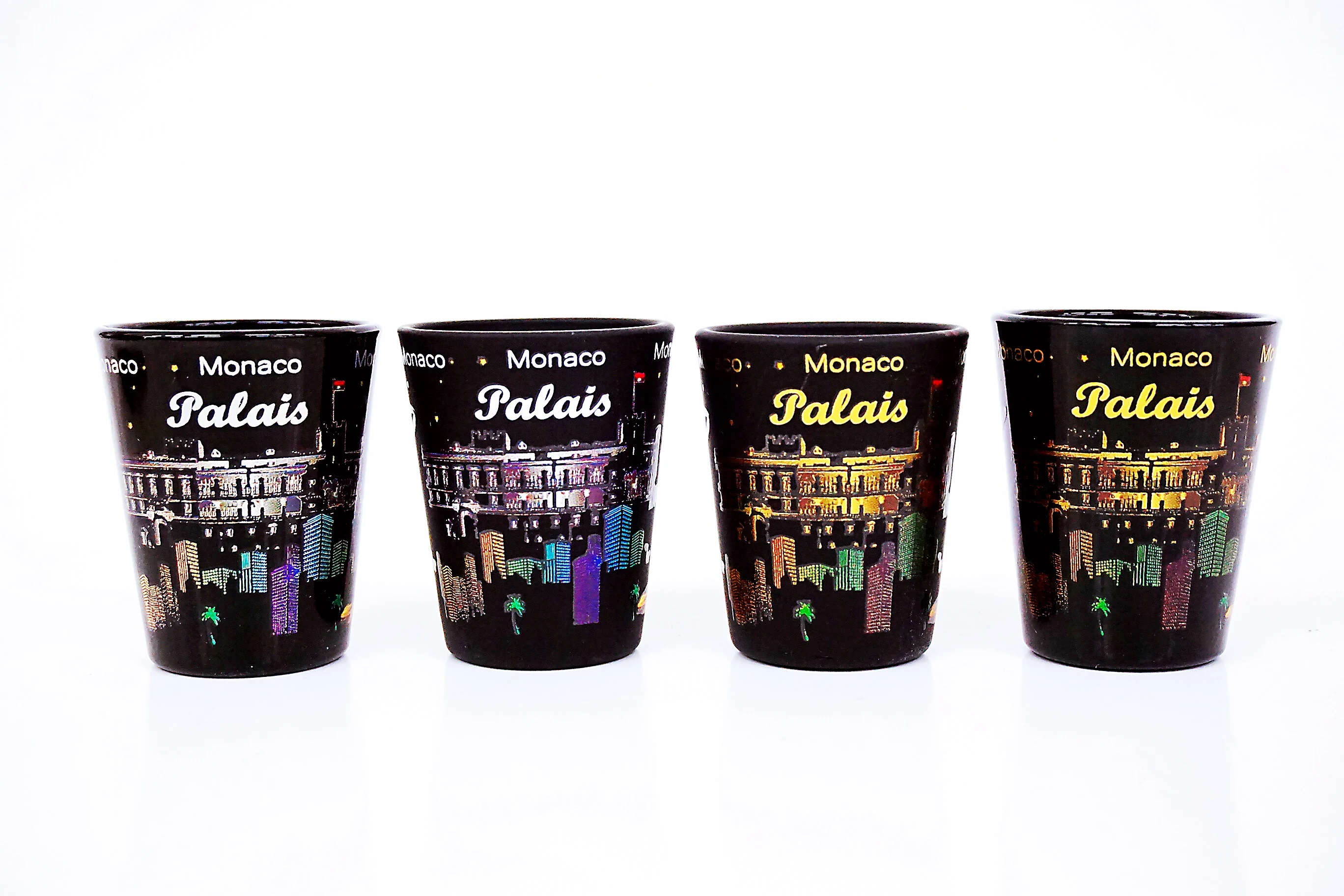 1oz Tequila whisky custom print logo sublimation shot glass