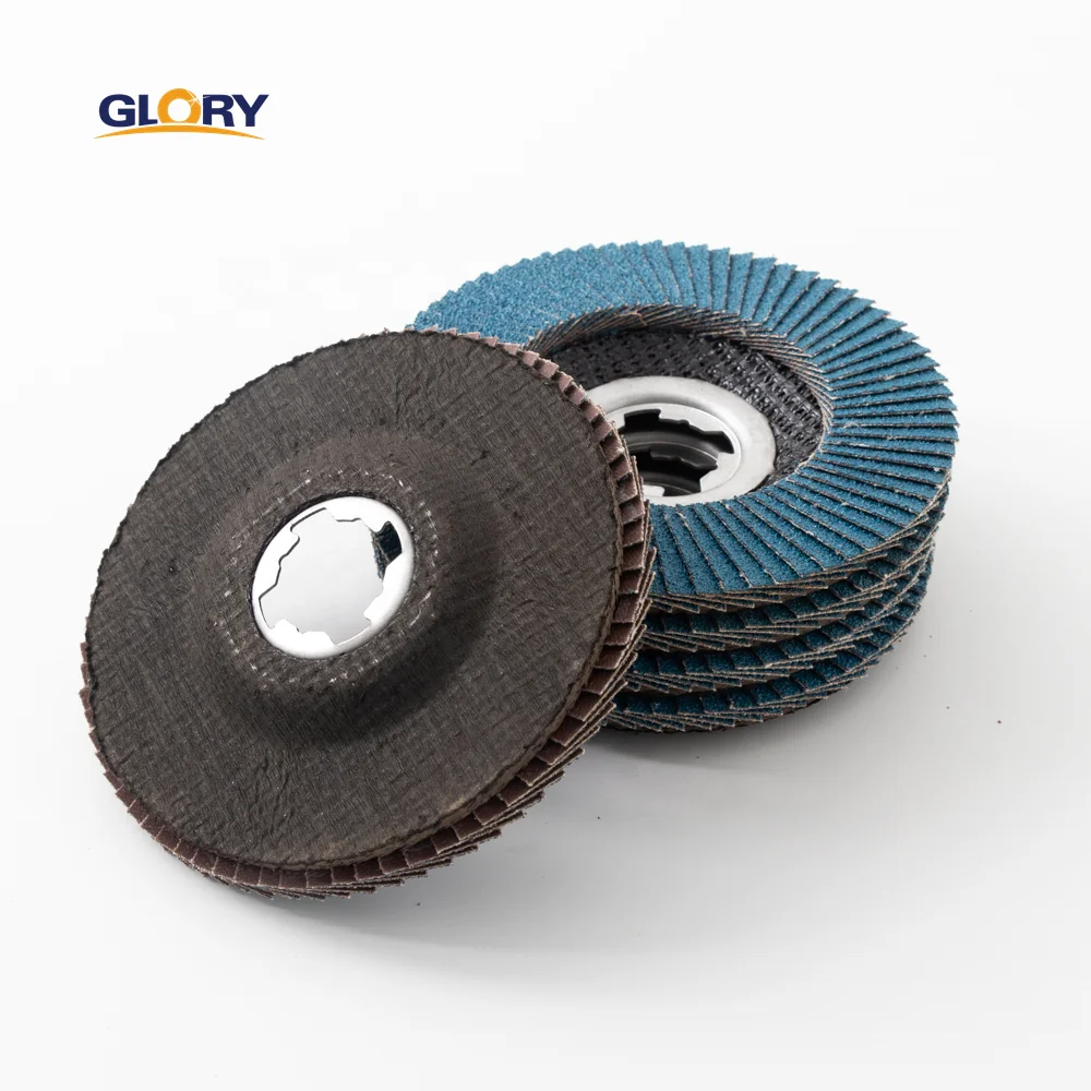 Good quality fast exchange abrasive discs 40-120 grit  X-LOCK zirconia flap discs