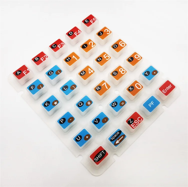 Conductive Silicone Button Remote Controller Silicone Rubber Push Button