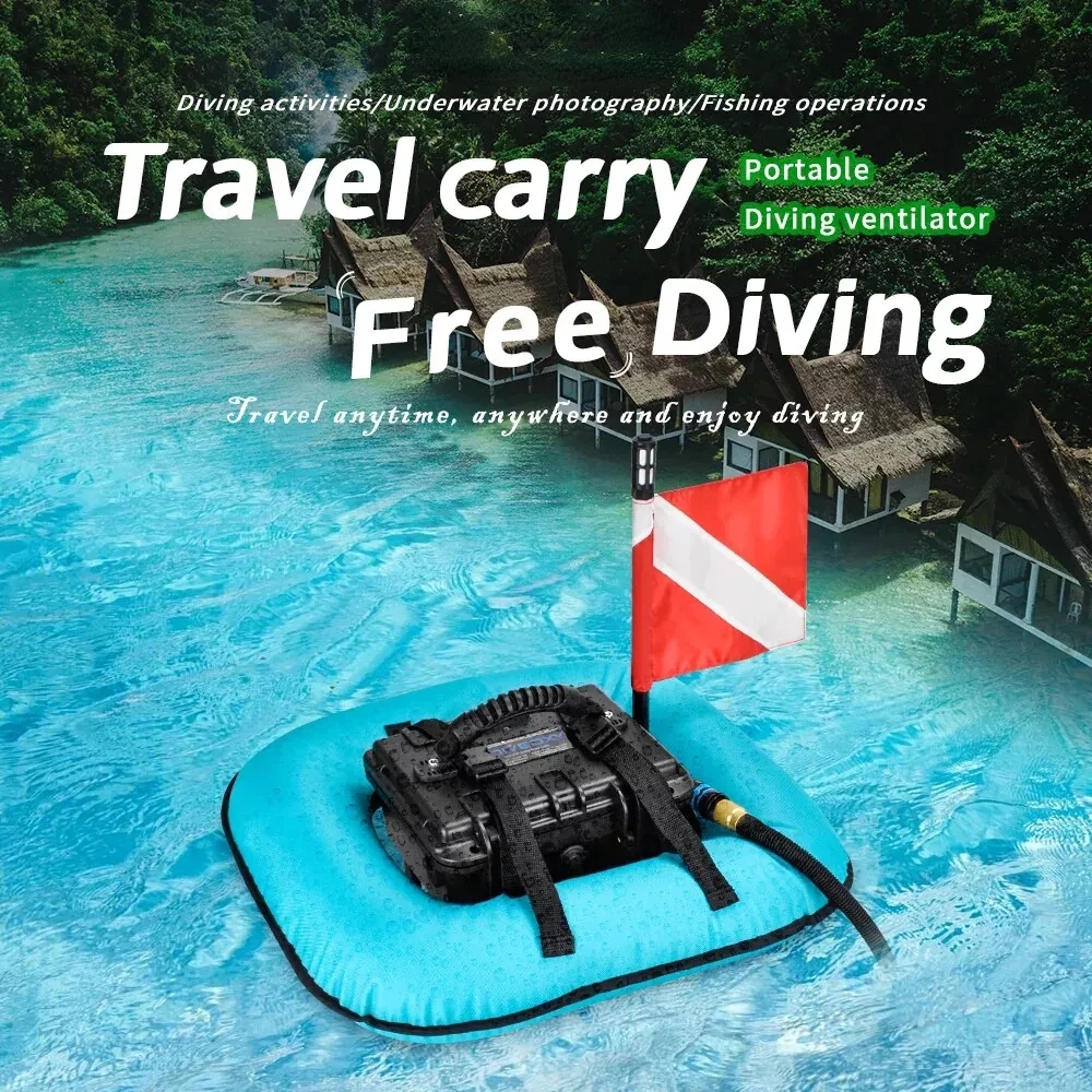 New Portable Electric Scuba Diving Ventilator, Artificial Gill Equipment, Diving Fishing Equipment