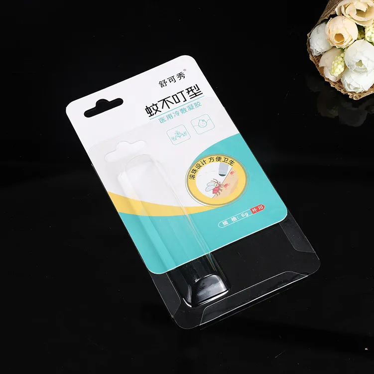 Custom  Blister Packaging Insert Paper Cardboard for Plastic Card for Consumer Electronics Use