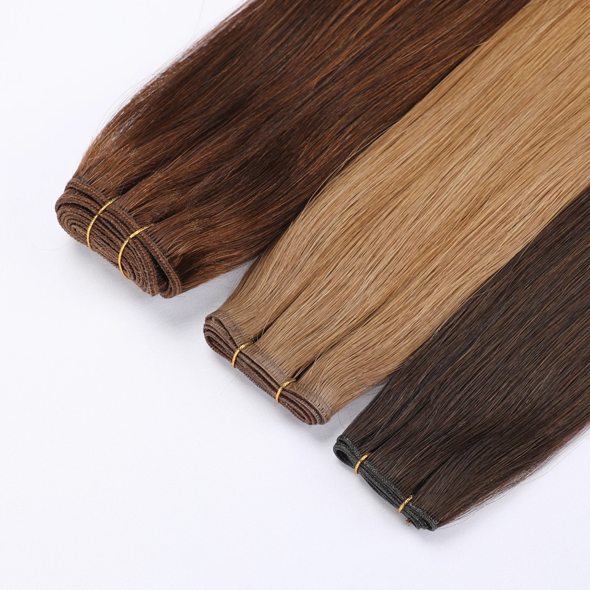 Самые Популярные русские двойные вытянутые натуральные волосы Remy волнистые 20-28 дюймов растянутые необработанные человеческие парики кружевные пряди