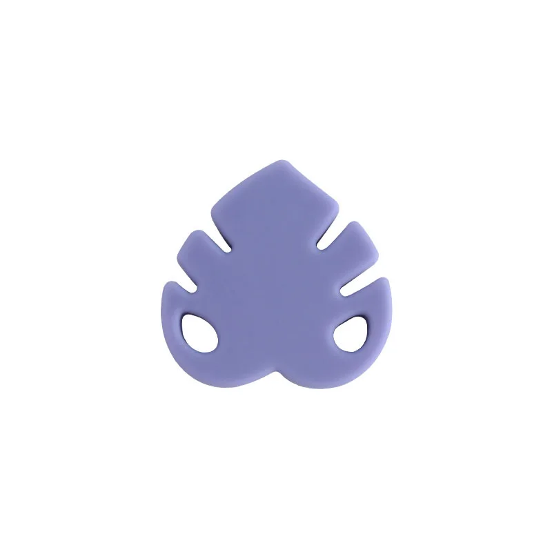 Wholesale Bpa Free Leaf Shape Nursing Accessories Silicone Diy Making Teething Beads