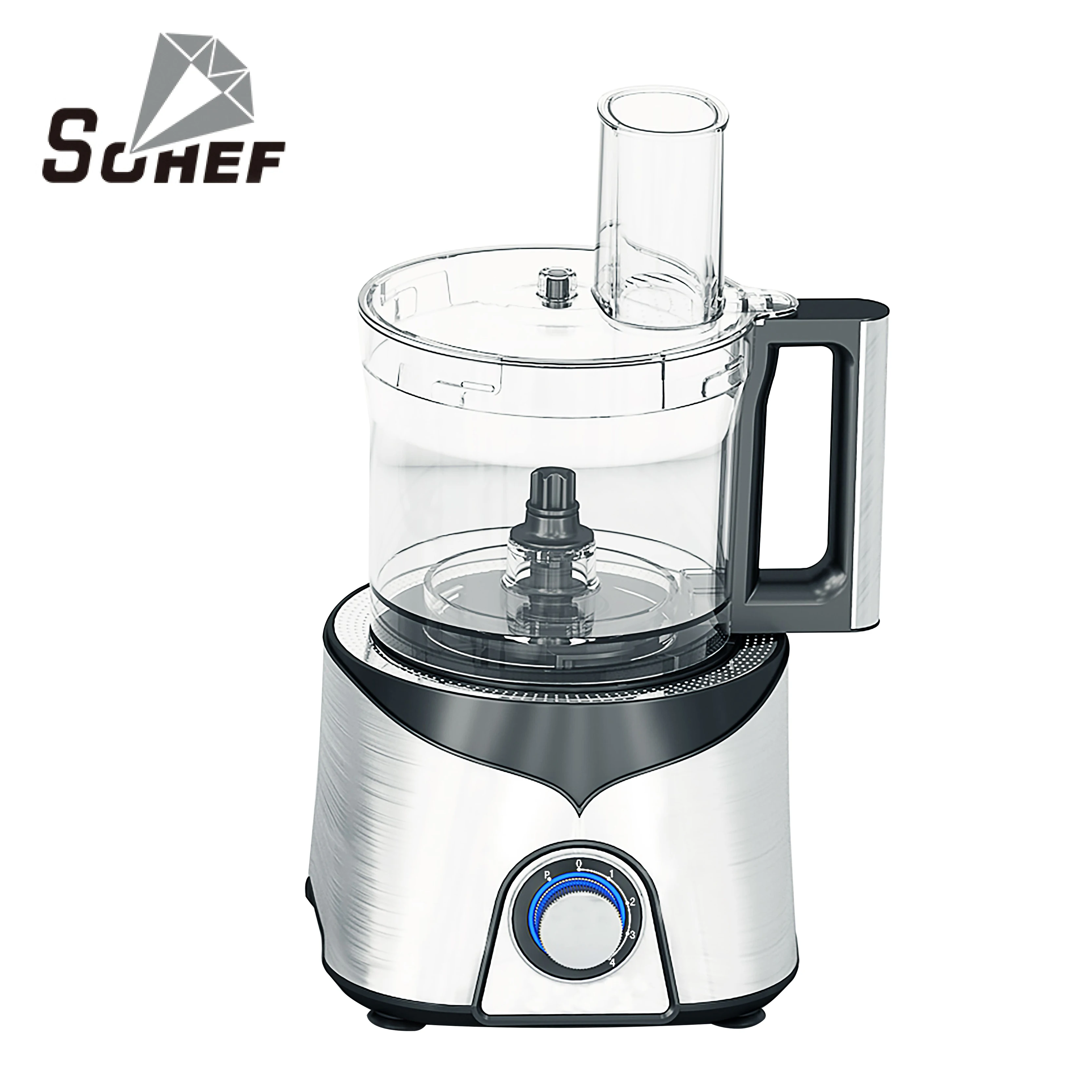 New Design 1000W 2.5L Electric Food Processor Blender 13-in-1 Multi-Function for Home Kitchen Use