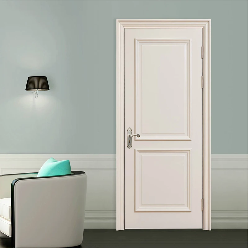 Traditional MDF Solid Wood Doors Top Quality Melamine Door Interior Soundproof for House Doors