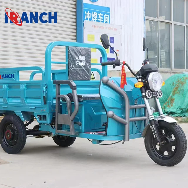 High Quality 35-85km Endurance Three-Wheel Electric Tricycle for Elderly Open Body 60v for Cargo Passenger Use EEC DOT Certified