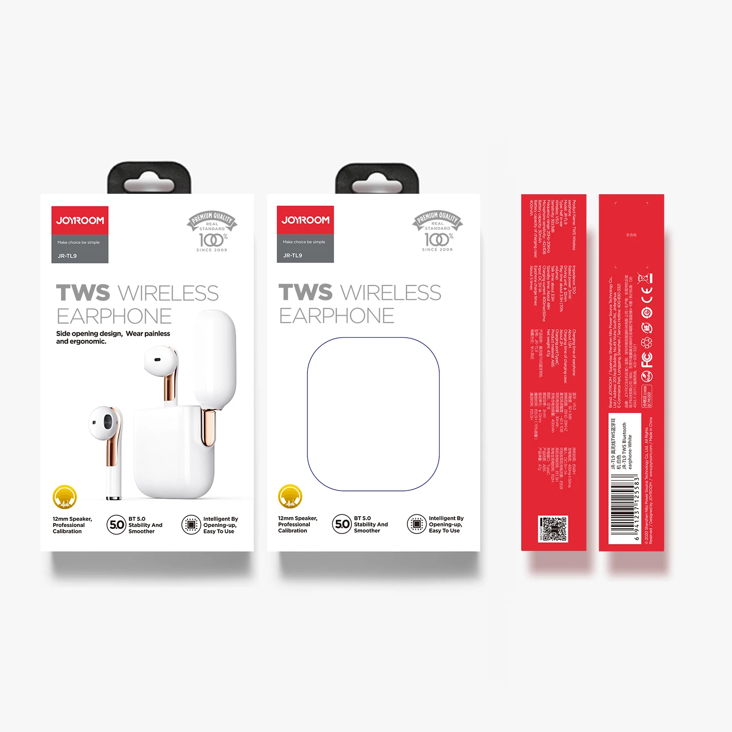Joyroom tws i12 in ear touch bluetooths wireless headset