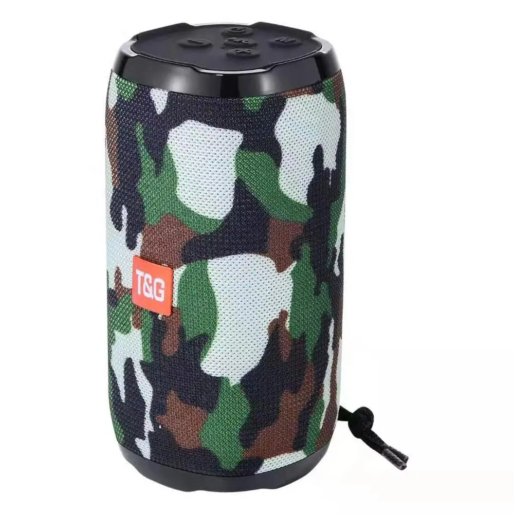 TG152 fabric portable outdoor speaker 10W power FM radio with lanyard