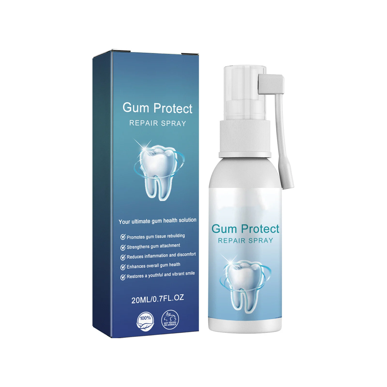 Private Label Toothpaste Oral Care Product for Adults Fresh Breath Dental Whitening Gum Protect REPAIR SPRAY