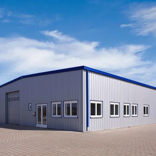 Production and processing prefabricated workshop prefab light steel structure workshop office building steel fabricated building