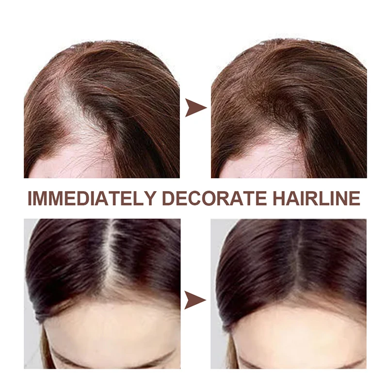 Private Label Natural Gray Hair Root Touch Up Dye Waterproof Hairline Shadow Powder Hair Concealer