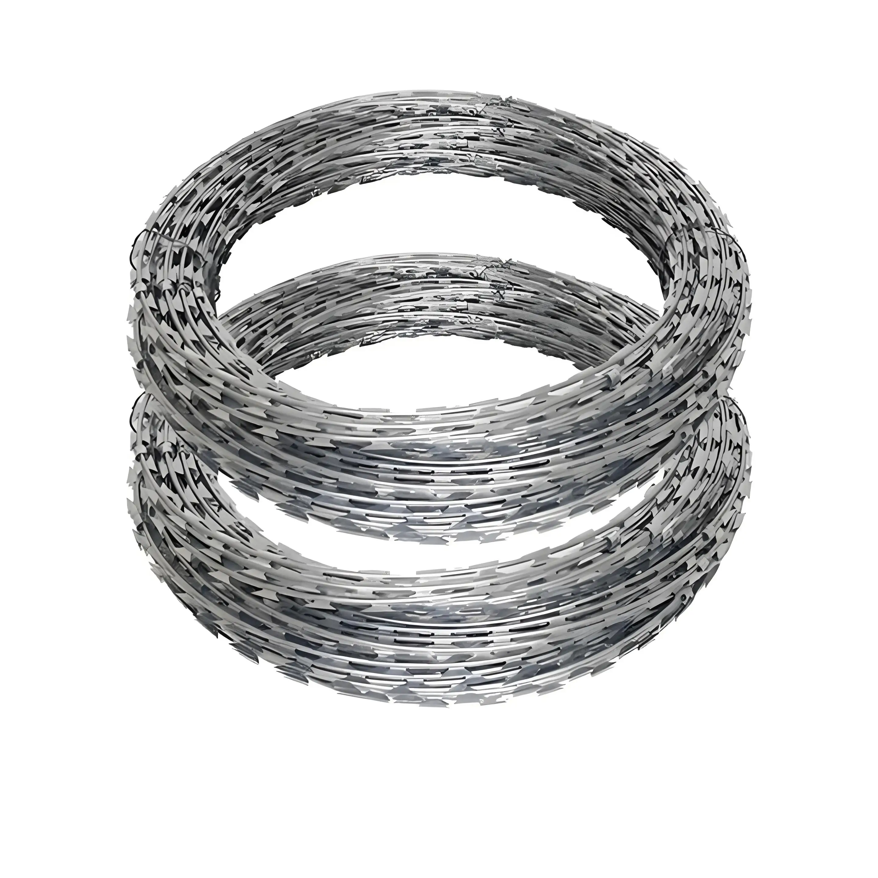 High-Tensile Galvanized Steel Barbed Wire Barbed Wire Fencing Razor Barbed Wire