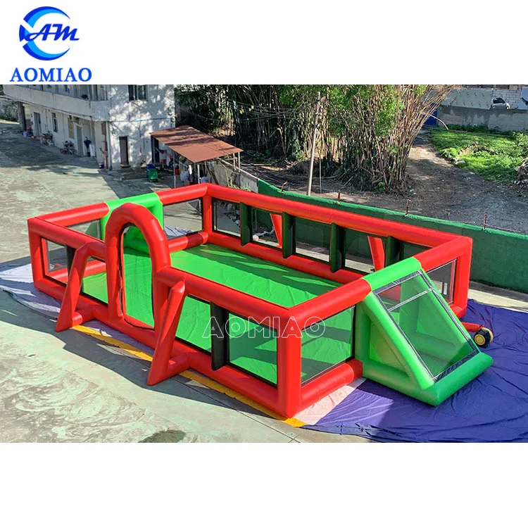 
Hot Sale Inflatable Soap Football / Soccer Field Giant football pitch 