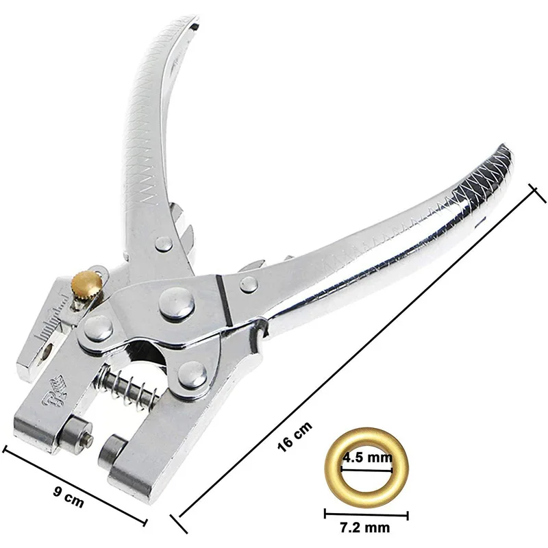 400 Sets of 11 Colors 5mm eyelet hole punch plier Installation Tools pliers set DIY Crafts Sewing Kits Industrial Steel Cloth
