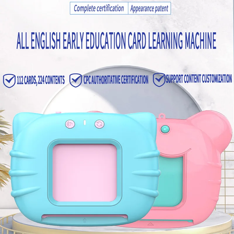 Custom Educational Kids Audible Talking Flash Cards Reader Learning Toys Talking Flashcards