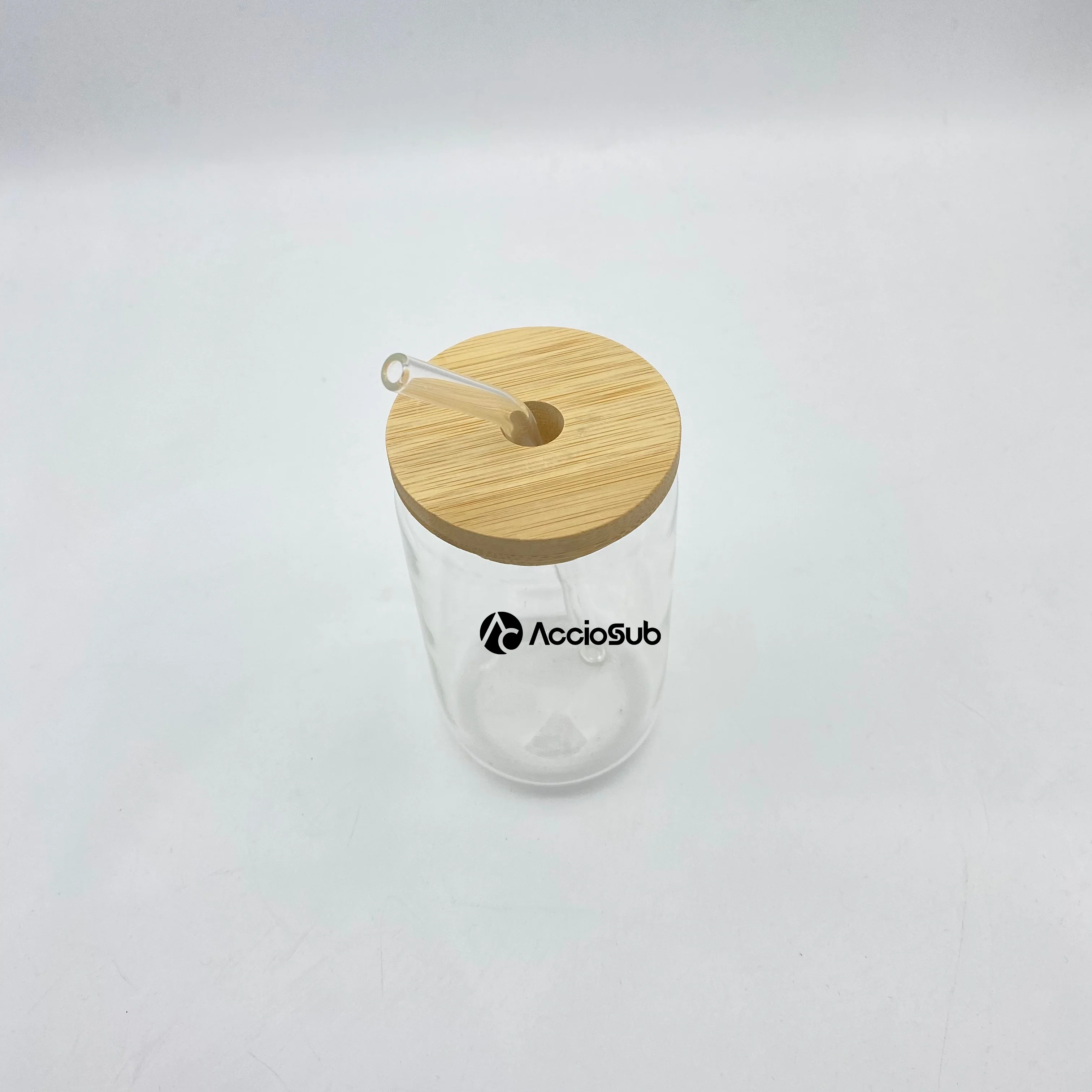 New Arrival 12oz Libbey Glass Beer Can Cups Clear Mugs With Lid And Straw Custom Ice Coffee Glass Tumbler Sublimation Glass Jar