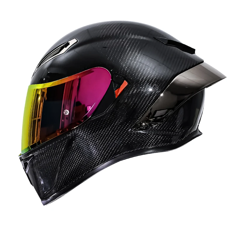 Мотоциклетный шлем с козырьком