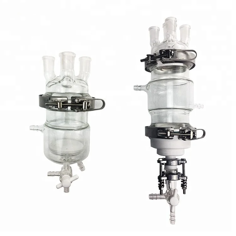 Made in China chemical mini jacketed glass reactors price for sale