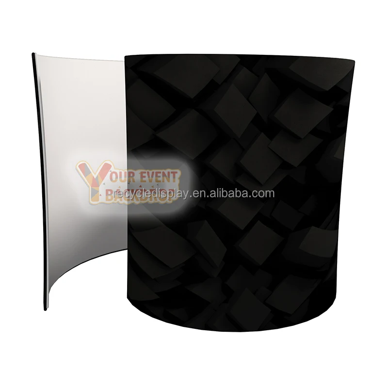 photo booth vogue machine camera with enclosure backdrop with led light 360 booth photography backdrop