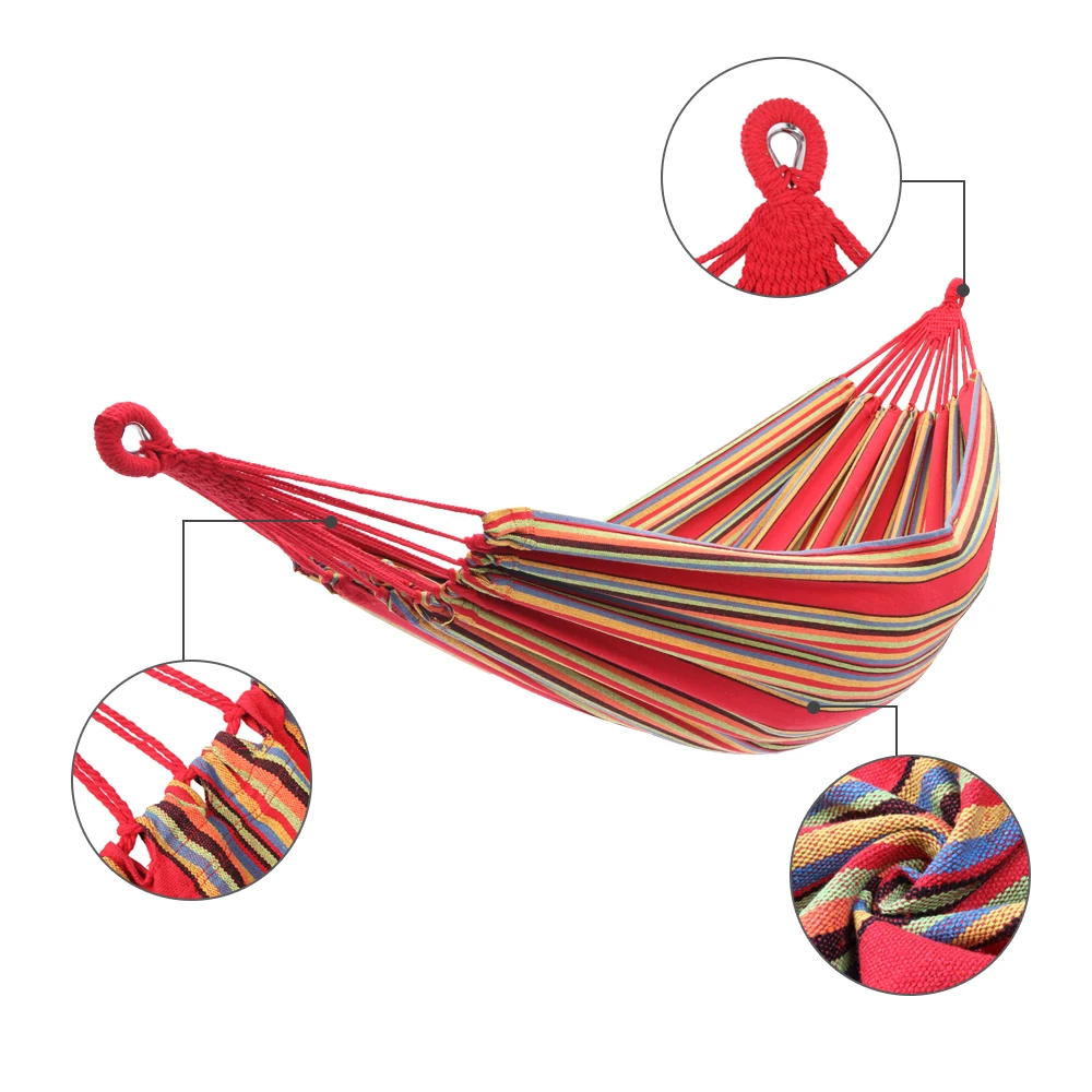 Good quality woven swing outdoor and indoor can use woven hammock chair swing camping hammock