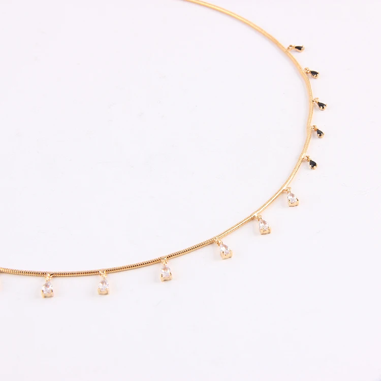 
High Quality 18K Gold Plated Adjustable Women Link Chain For Necklace 