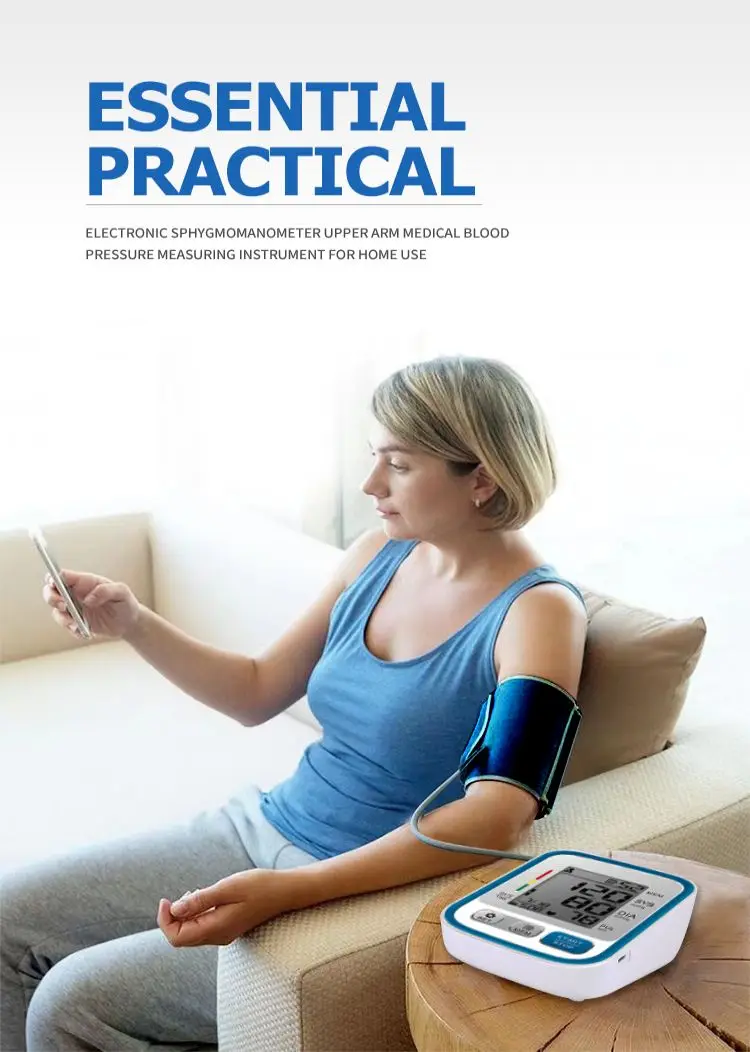 Best Automatic Upper Arm Blood Pressure Monitor Electronic Digital Sphygmomanometer