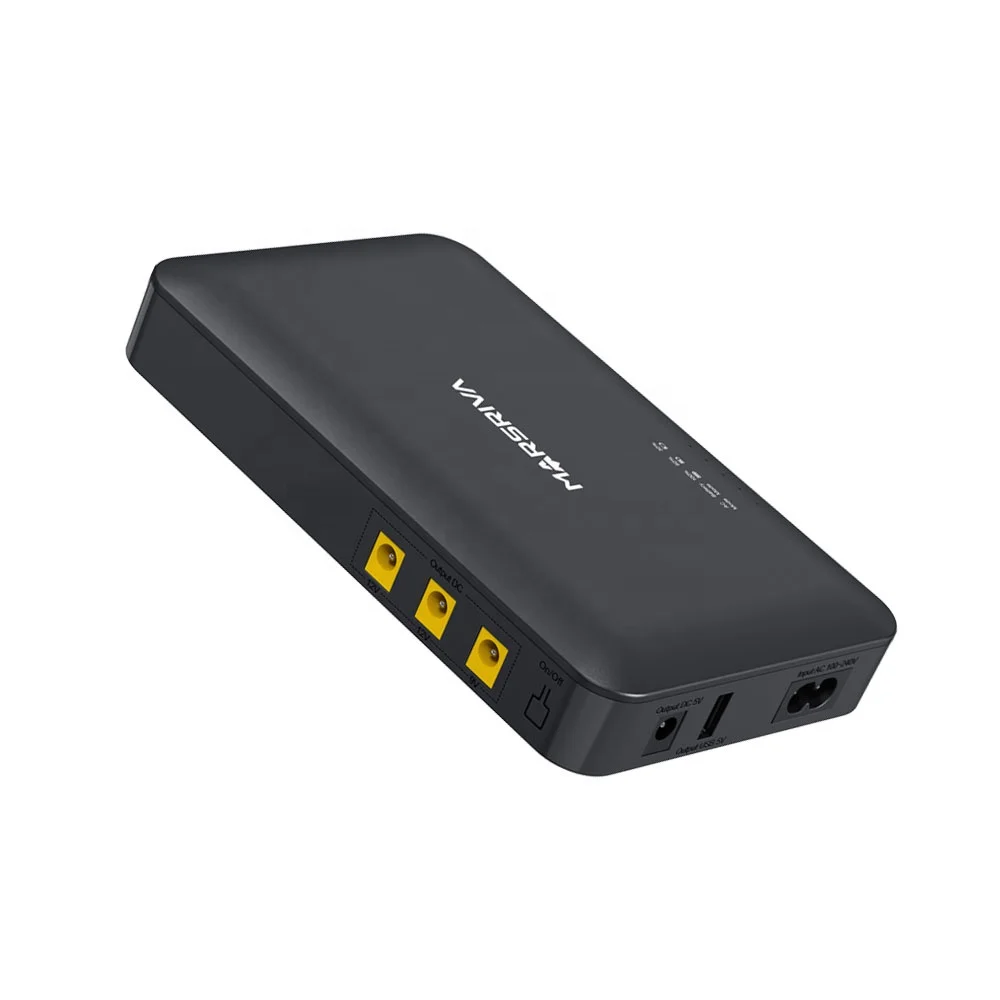 MARSRIVA Mini ups dc 12V 16000mAh 30W for wireless router modem CCTV