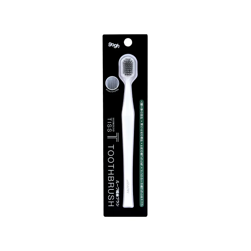Wholesale lovely Design single pack adult household wide head sensitive gums motel Inn Spiral fine soft bristle toothbrush
